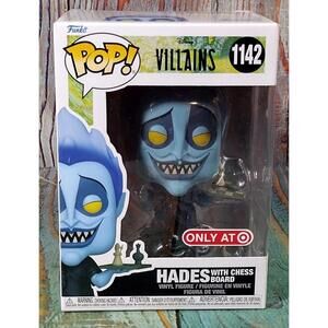 Funko POP! Disney Villains #1142 -HADES w/ Chess Board - BRAND NEW